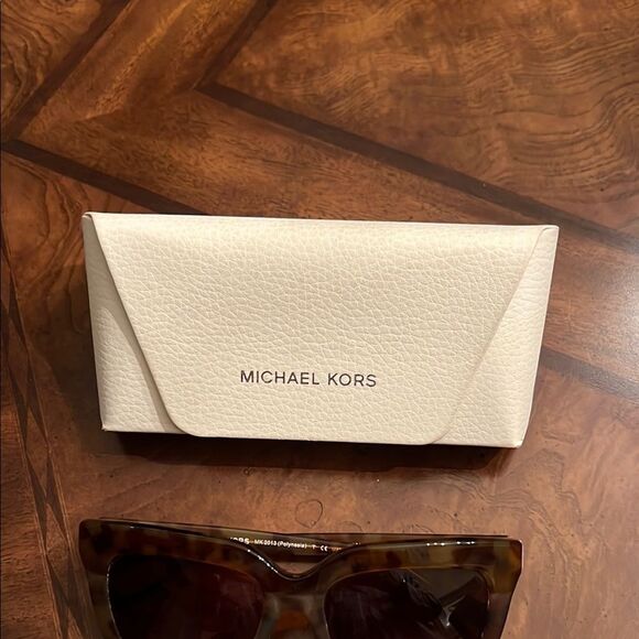 Michael Kors Brown Tortoise Sunglasses with Cream Case main image 2